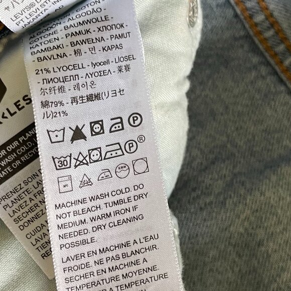 Levis Ribcage Jeans Straight Ankle W28 L29 - Picture 10 of 16